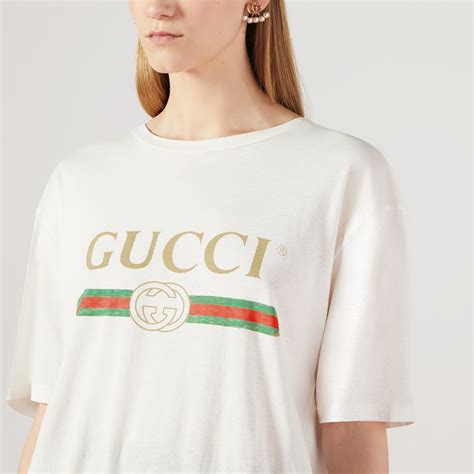 gucci shirt white t shirt|farfetch Gucci t shirts.